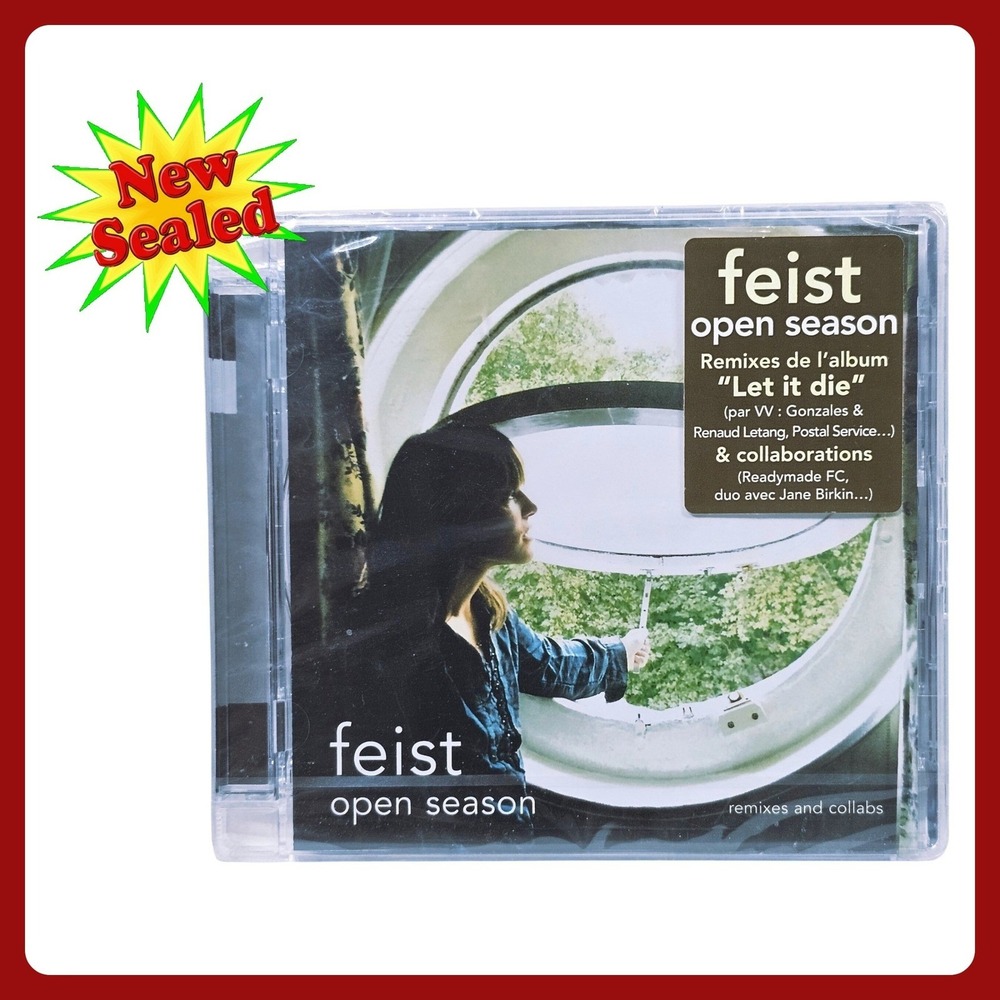 Feist 602498391327 Open Season CD Remixes Collabs 2006 New Sealed Polydor‎ Album